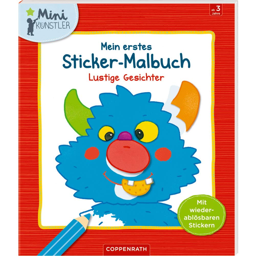 Mein erstes Sticker-Malbuch - Lustige Gesichter (Mini-Künstler) Tiptoi & Games