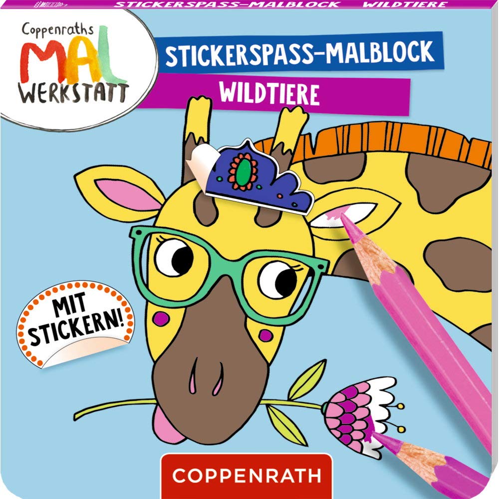 Stickerspaß-Malblock. Wildtiere Hobbies & Crafts