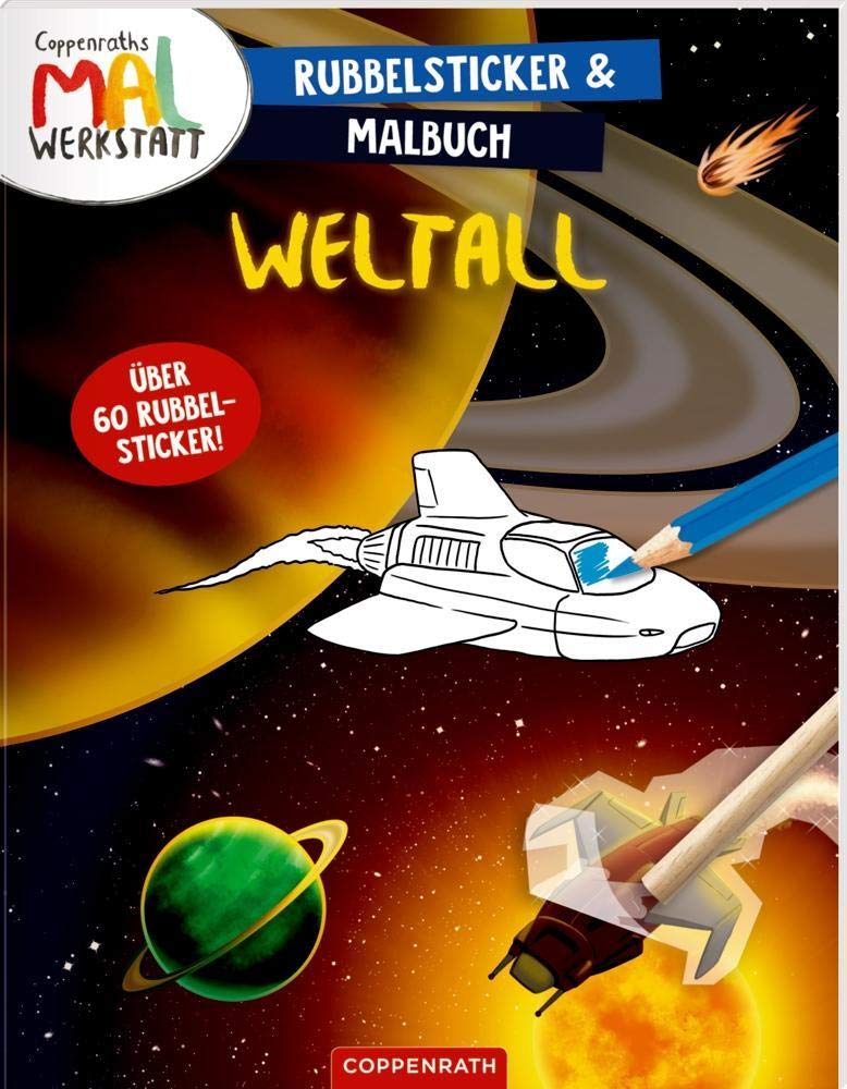 Rubbelsticker & Malbuch Weltall Non-fiction books for kids