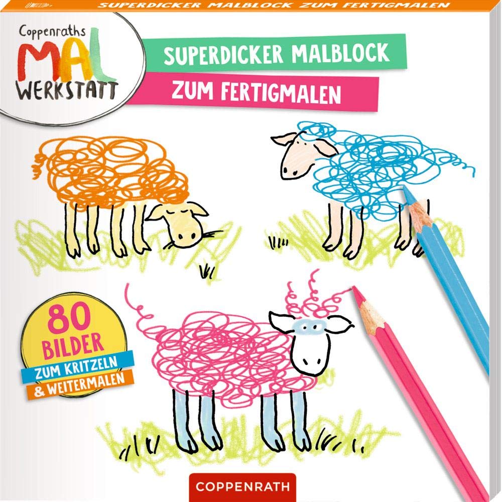 Superdicker Malblock zum Fertigmalen Non-fiction