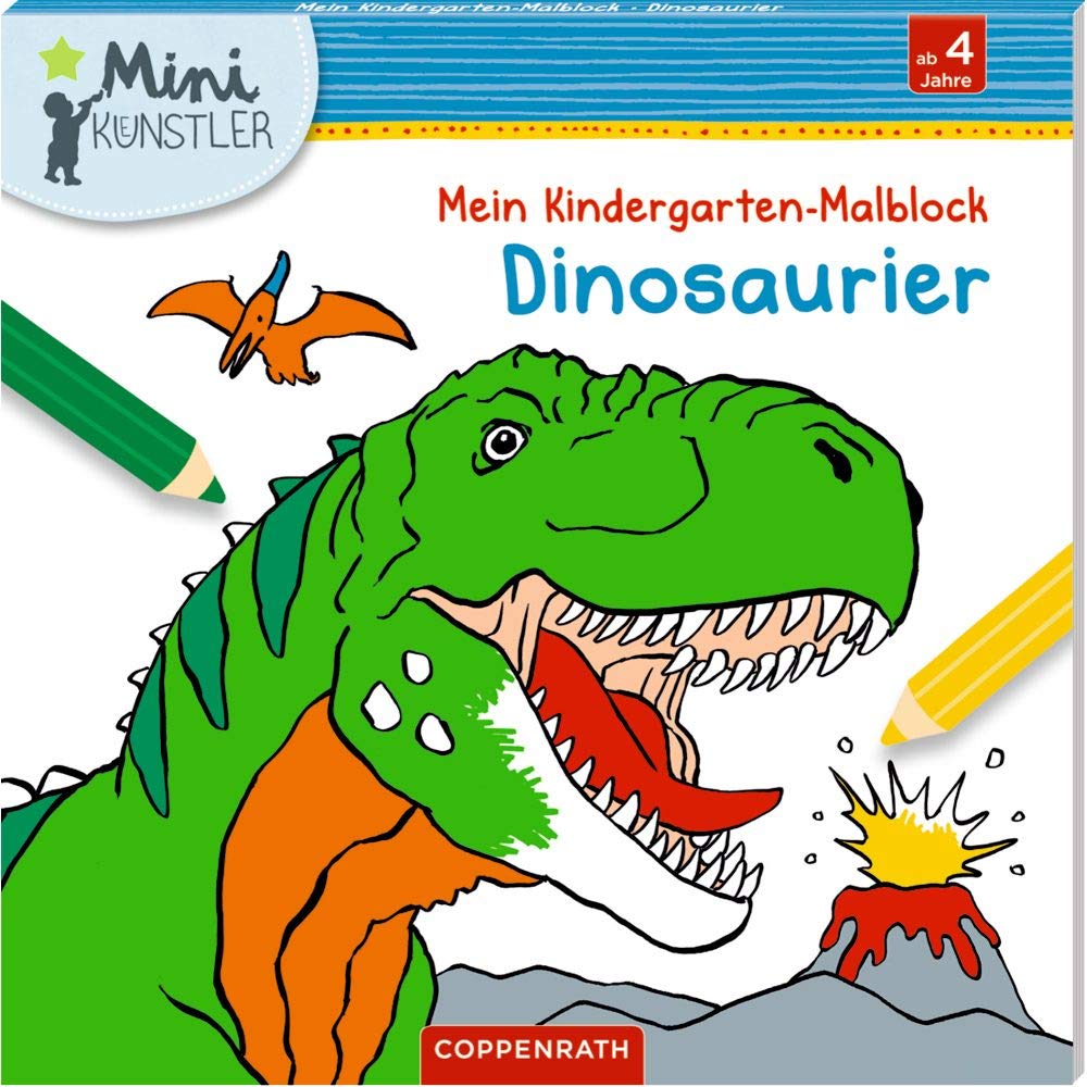 Mein Kindergarten-Malbock: Dinosaurier (Mini-Künstler) Tiptoi & Games