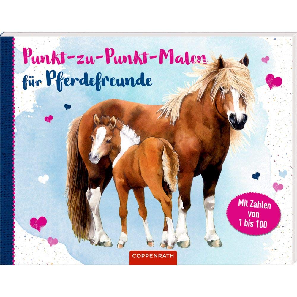 Punkt-zu-Punkt-Malen für Pferdefreunde: Mit Zahlen von 1 bis 100 Tiptoi & Games