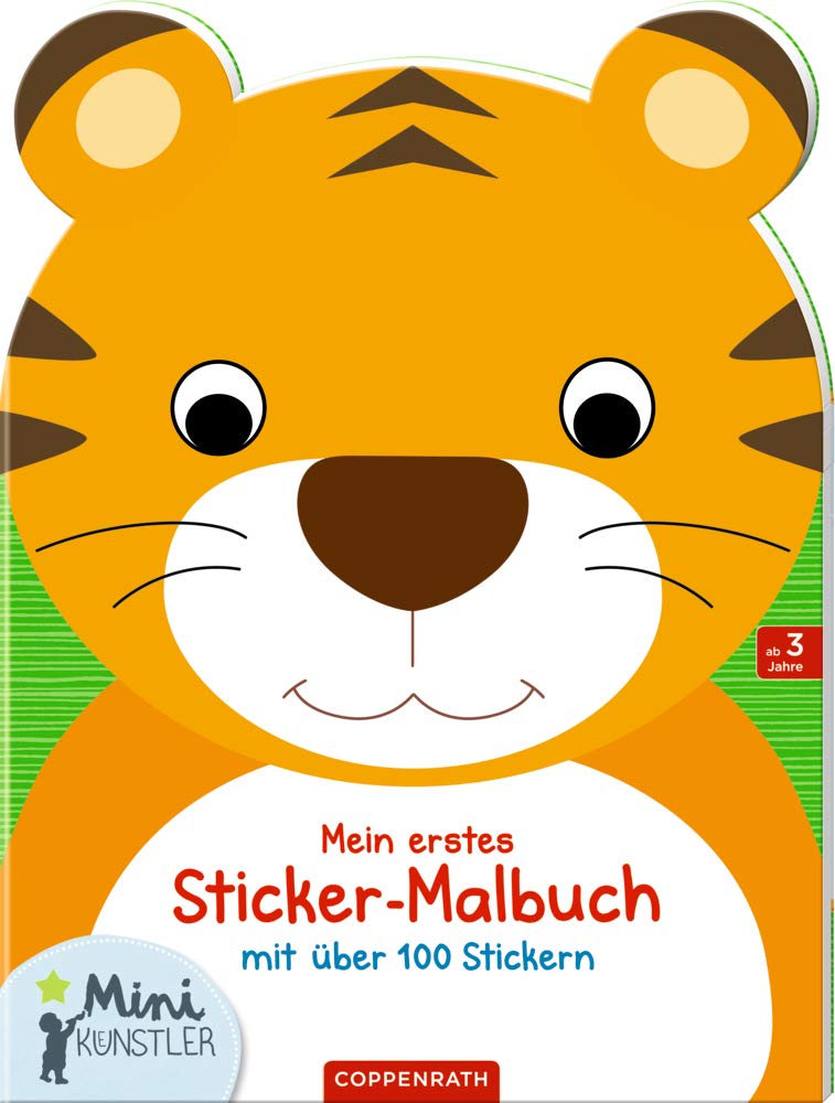 Mein erstes Sticker-Malbuch: Tiger book