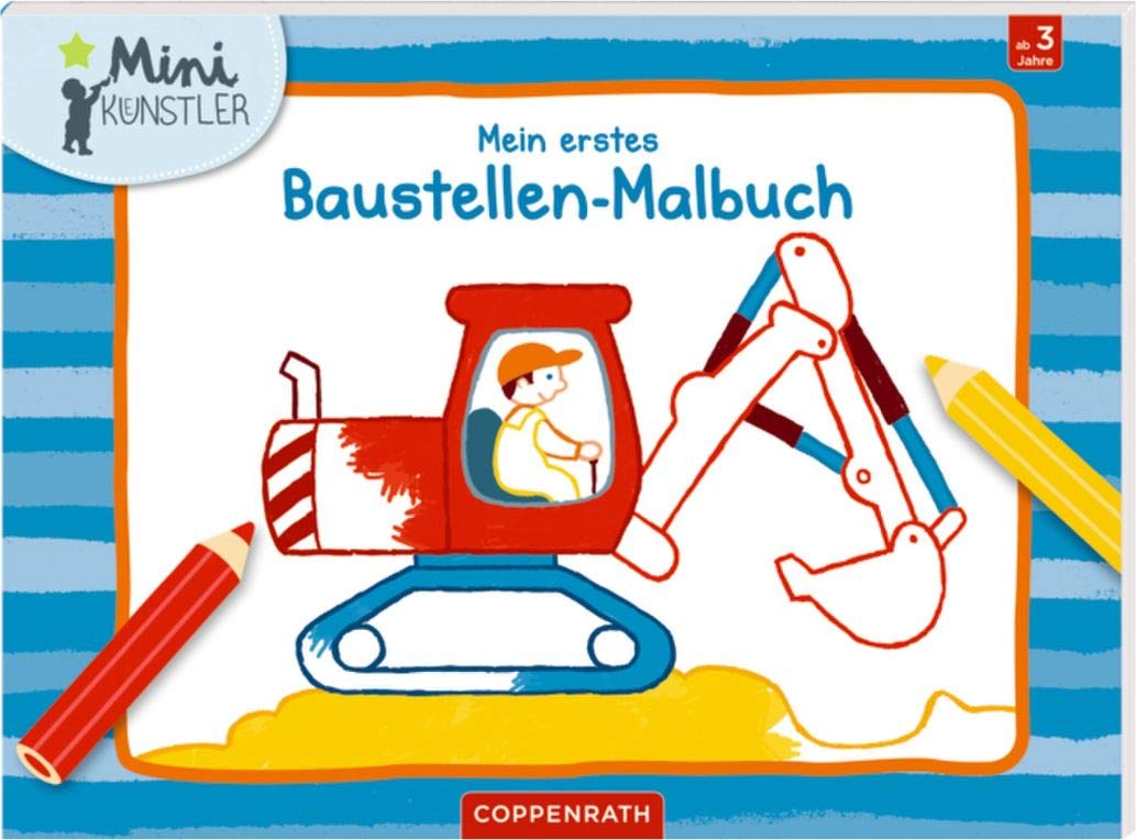 Mein erstes Baustellen-Malbuch (Mini-Künstler) Tiptoi & Games