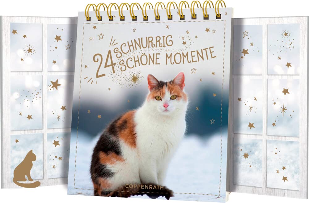 Tischkalender mit Flügeltüren - 24 schnurrig schöne Momente Lifestyle
