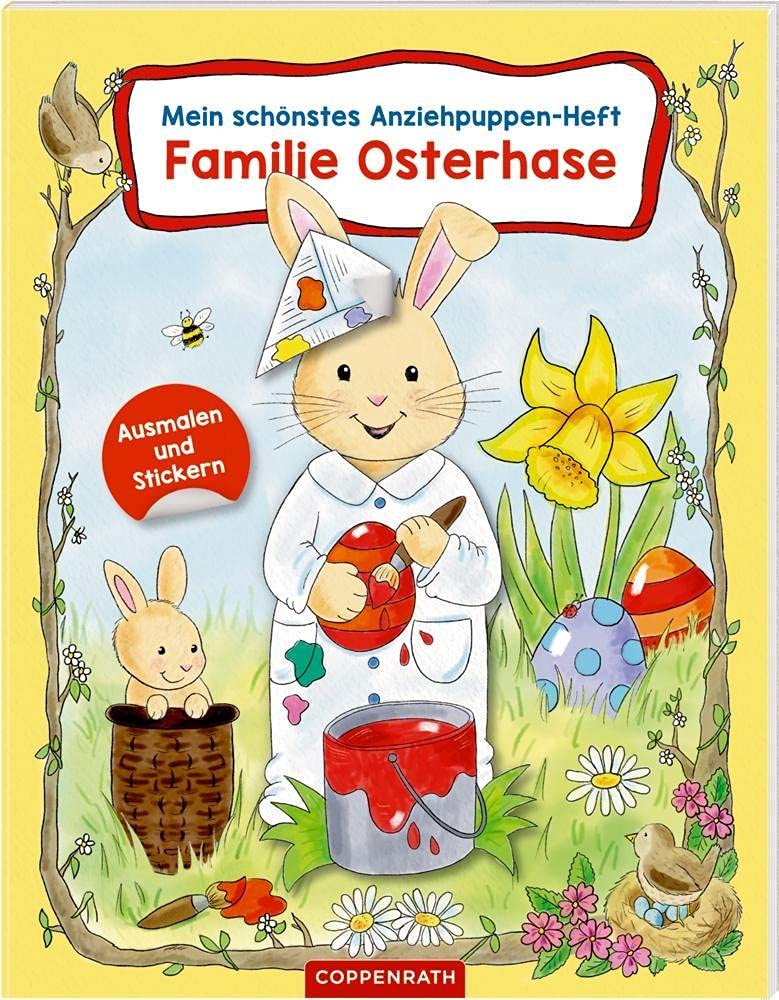 Mein schönstes Anziehpuppen-Heft: Familie Osterhase Non-fiction