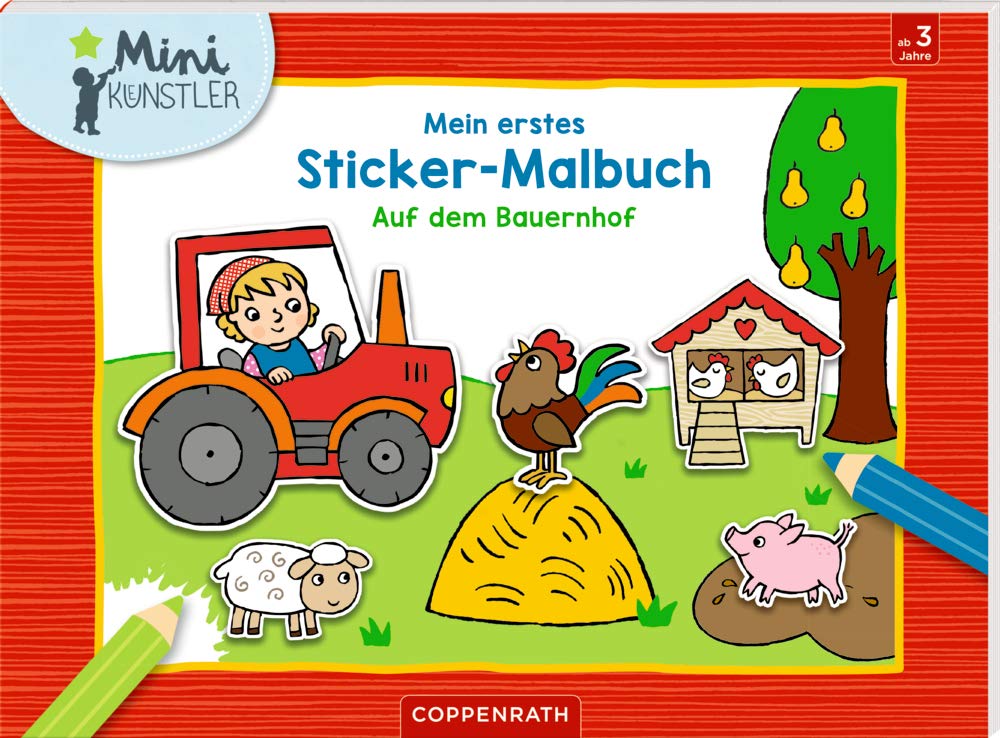 Mein erstes Sticker-Malbuch.  Auf dem Bauernhof book