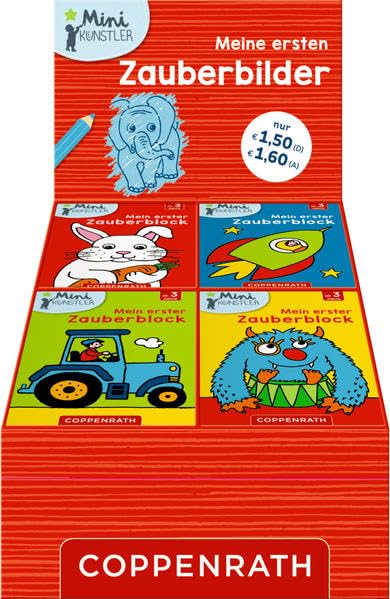 Meine ersten Zauberbilder: (4 x 10 Ex. im Display: Fahrzeuge, Monster, Tiere, Bauernhof) (Mini-Künstler) Non-fiction