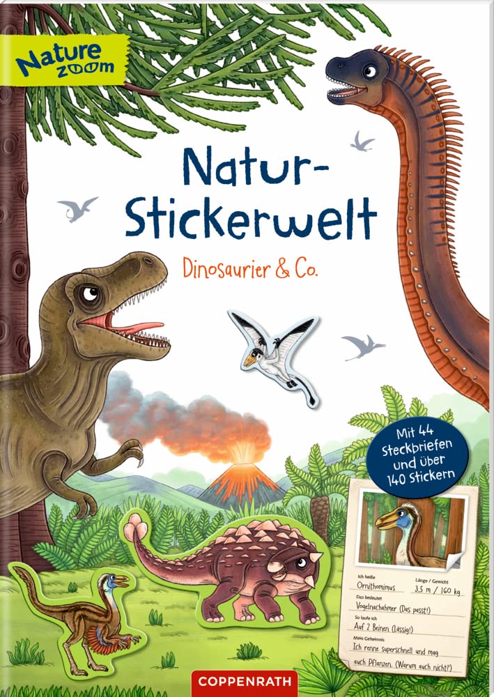 Natur-Stickerwelt - Dinosaurier & Co. Tiptoi & Games