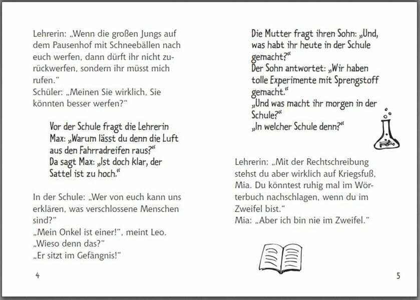 Mini-Schüler-Witze: (Schüler / Lehrer / Pause / Sport) - 1 Stück Parents & Children