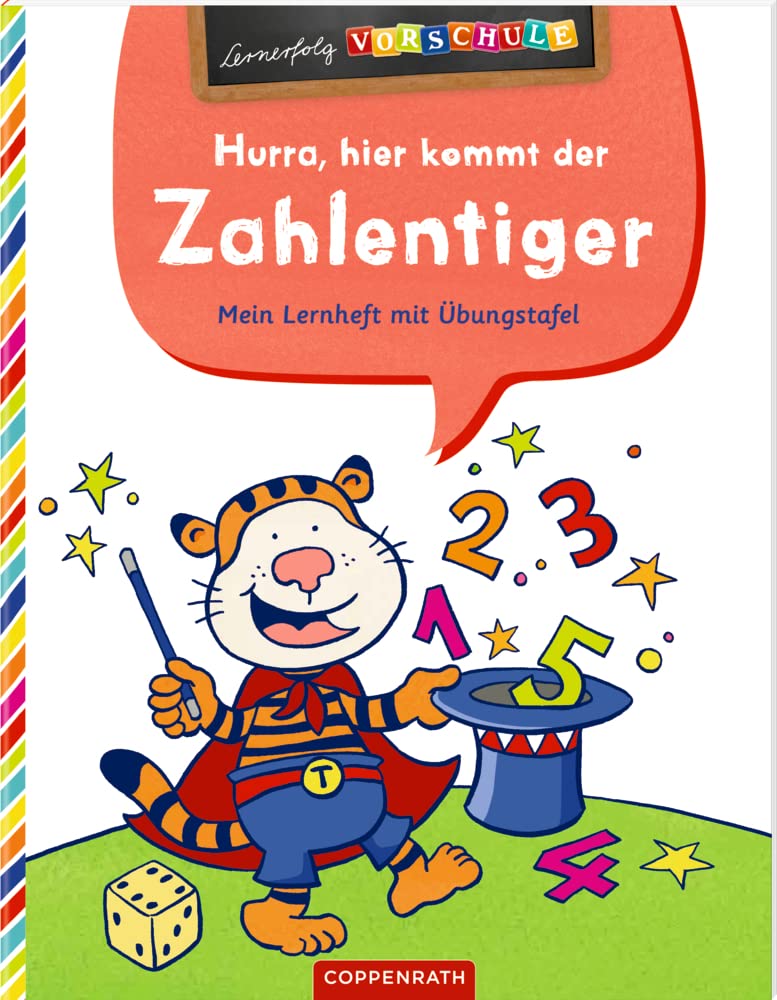 Hurra, hier kommt der Zahlentiger!: Mein Lernheft mit Übungstafel (Lernerfolg Vorschule) Study Guides