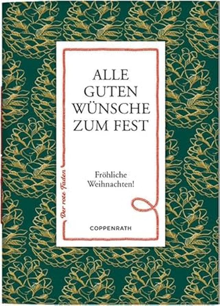 Alle guten Wünsche zum Fest: Fröhliche Weihnachtszeit! (Der rote Faden, Band 178) Lifestyle