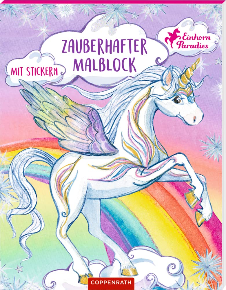 Zauberhafter Malblock: Mit Stickern Non-fiction