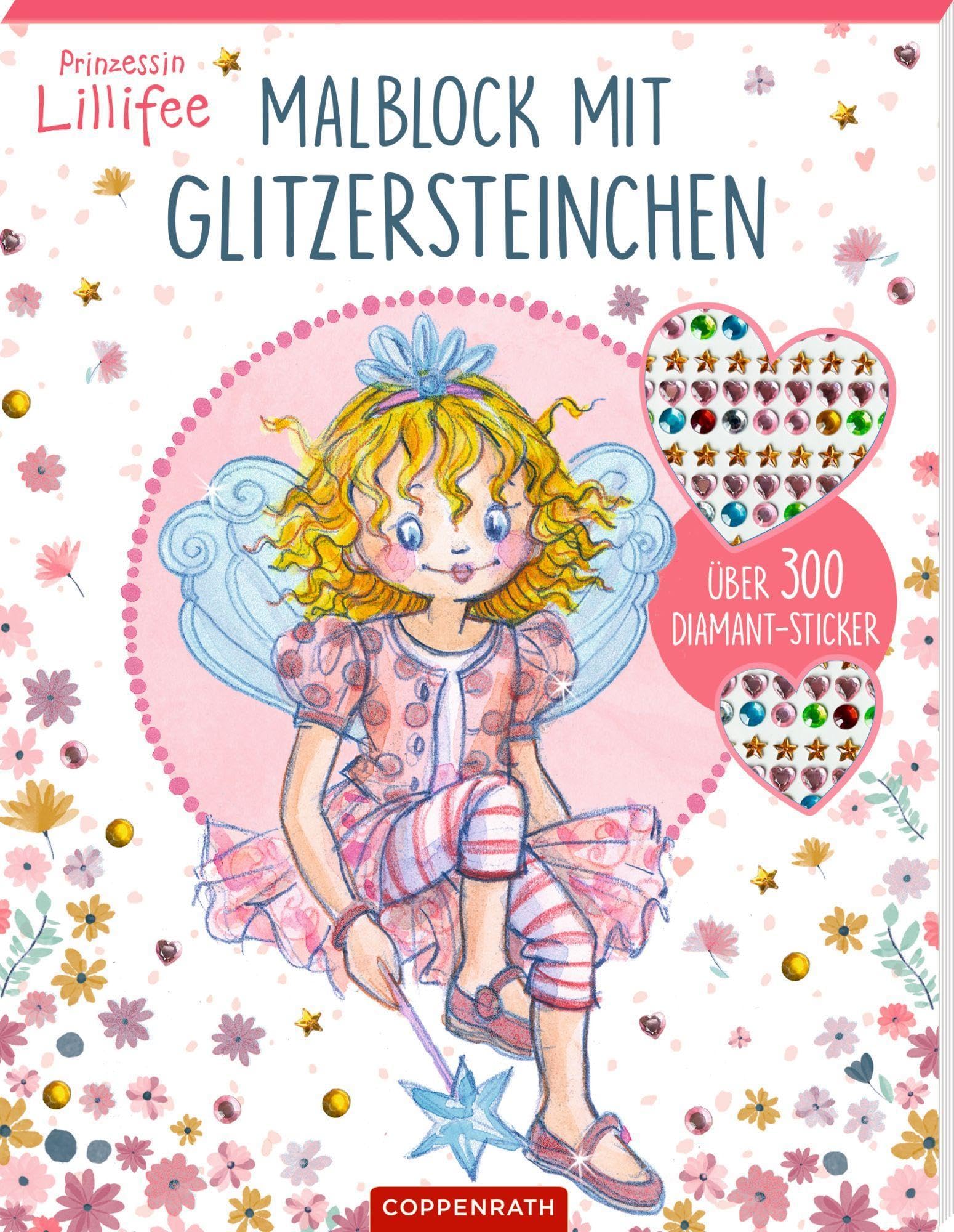 Malblock mit Glitzersteinchen (Prinzessin Lillifee) Non-fiction