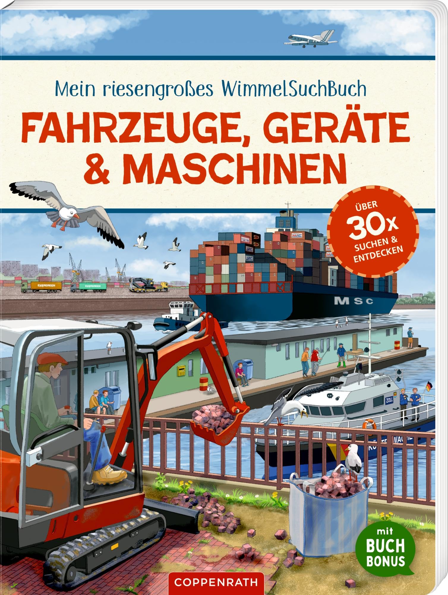 Mein riesengroßes WimmelSuchBuch: Fahrzeuge, Geräte & Maschinen Non-fiction