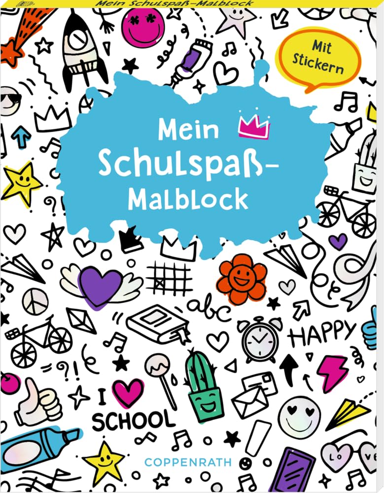 Malblock - Mein Schulspaß-Malblock Non-fiction books for kids