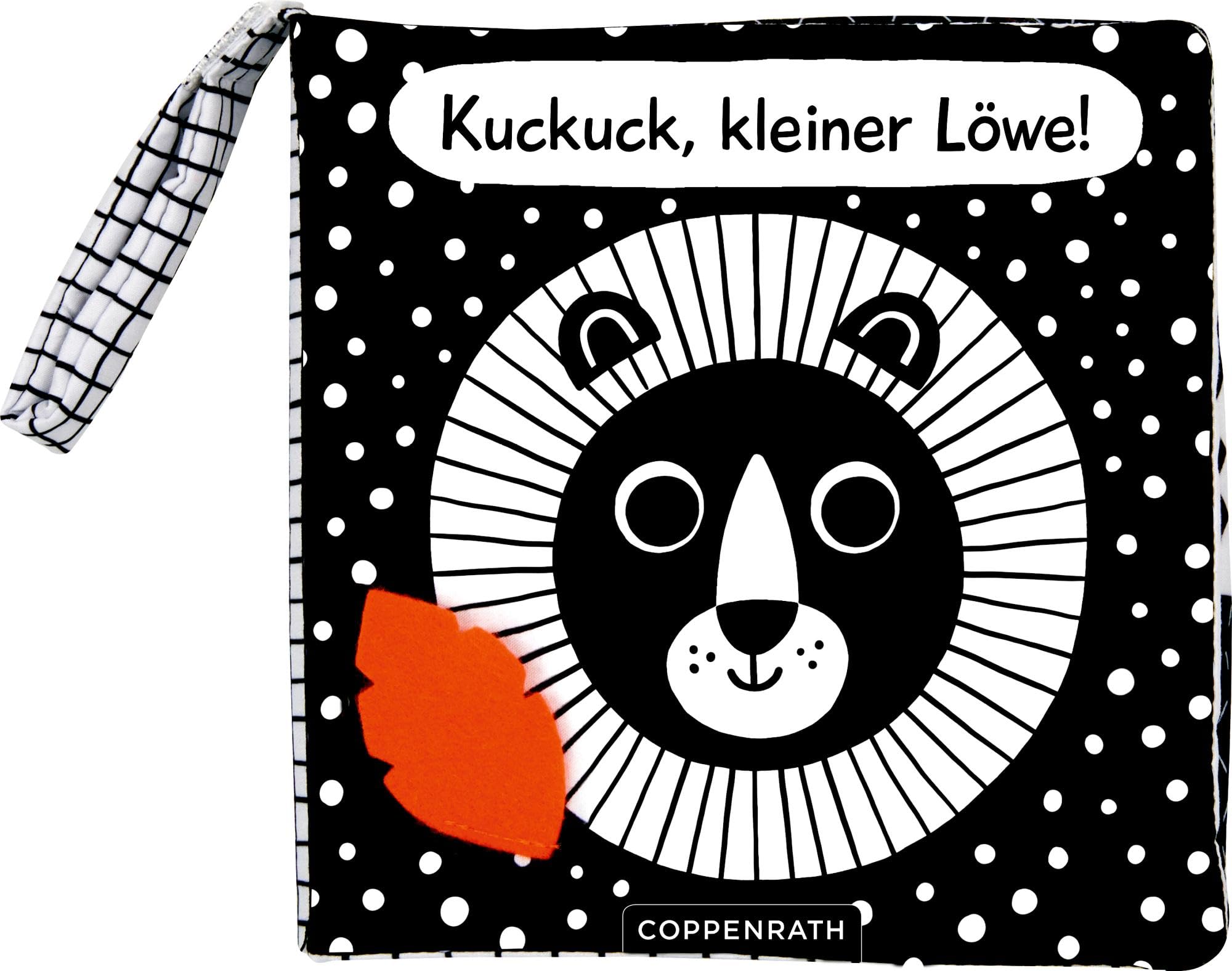 Babys kuschelweiches Kontrastbuch (Stoffbuch): Löwe Health, Nutrition & Fitness