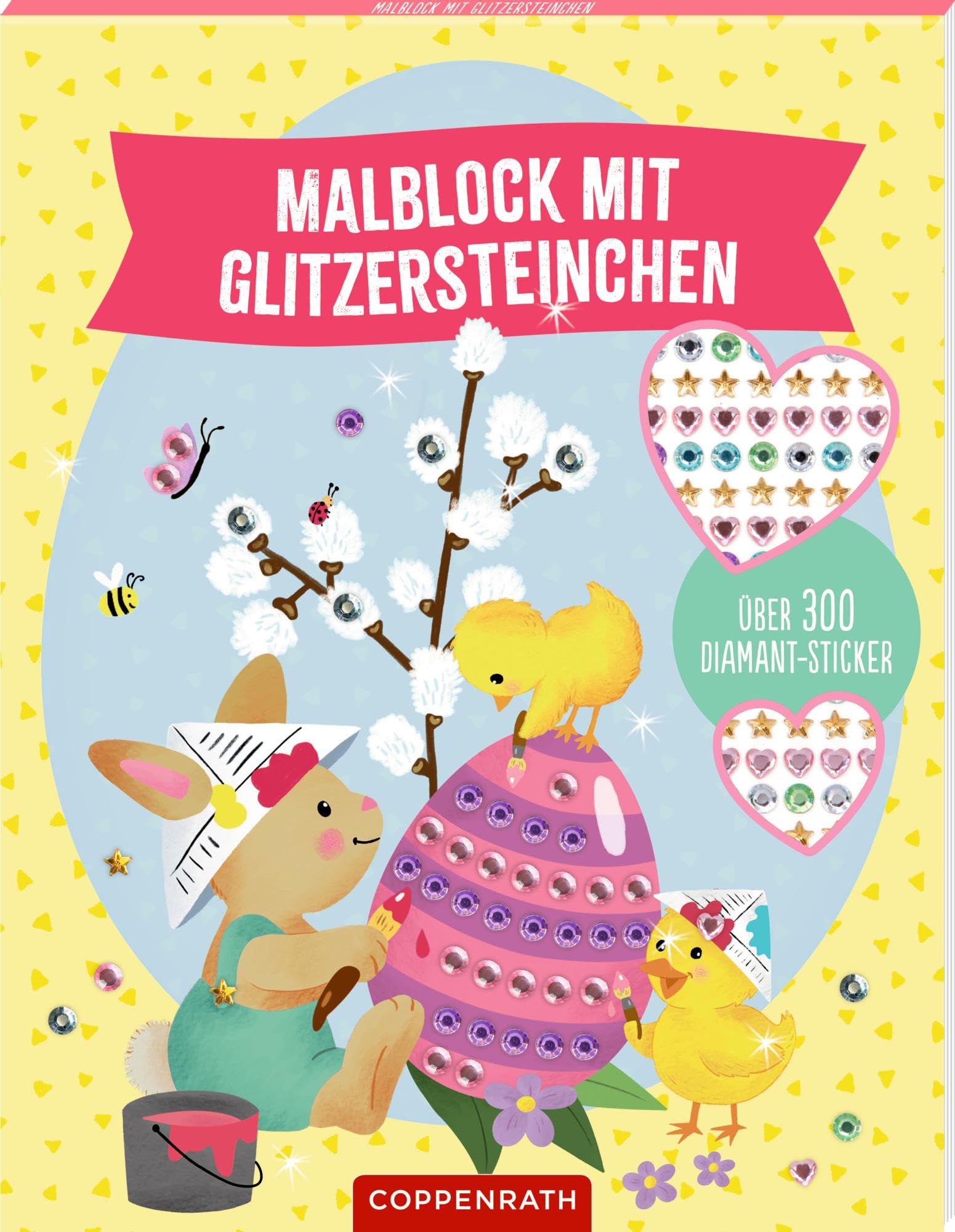 Malblock mit Glitzersteinchen Frohe Ostern Non-fiction
