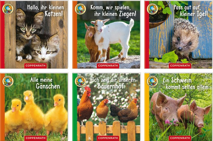 Linos Bauernhof-Bildergeschichten: (6 x 10 Ex.): Bauernhof-Bildergeschichten im handlichen Format für Kinder ab 3 Jahren (Lino-Bücher) Non-fiction