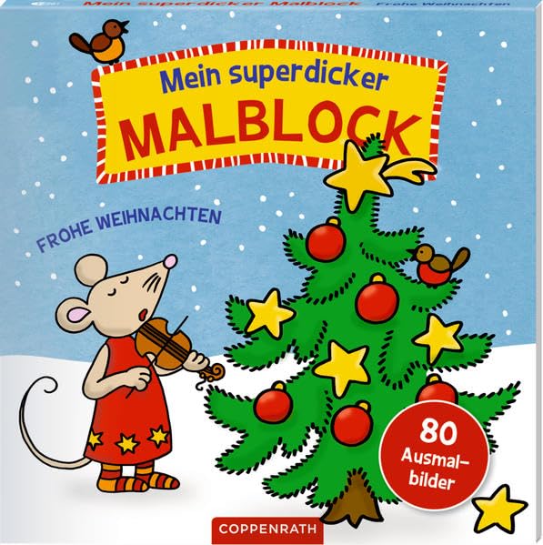 Mein superdicker Malblock: Frohe Weihnachten Tiptoi & Games