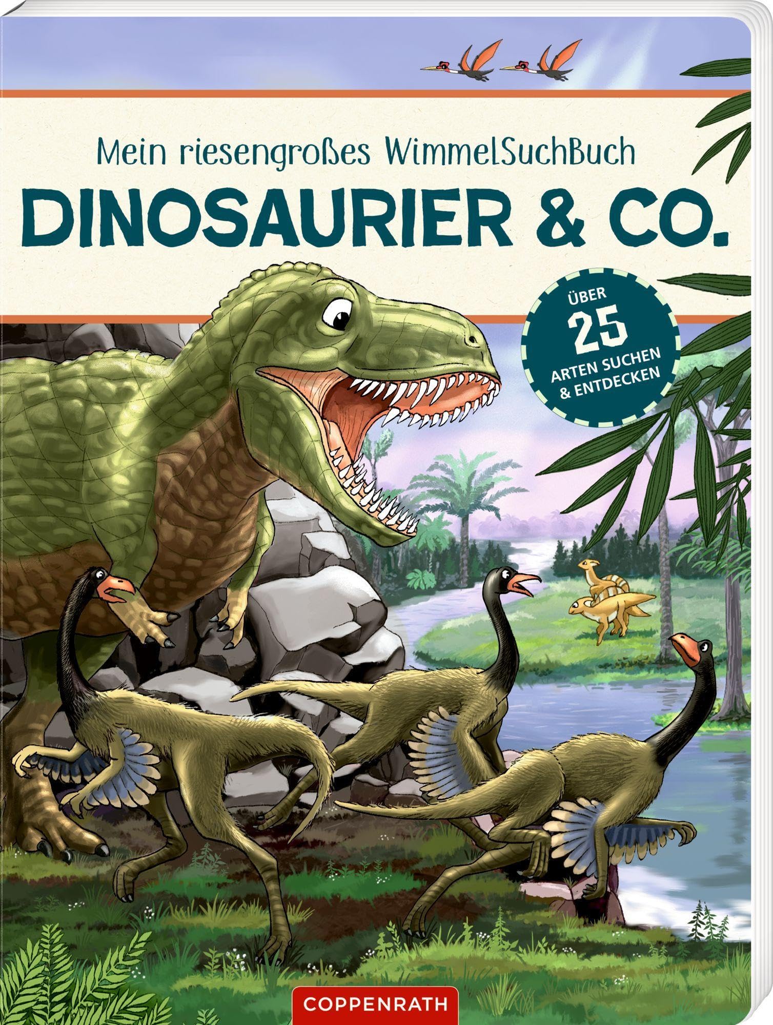 Mein riesengroßes WimmelSuchBuch: Dinosaurier & Co.: Über 25 Arten suchen und entdecken: mit Dino-Memo als BuchBONUS Non-fiction