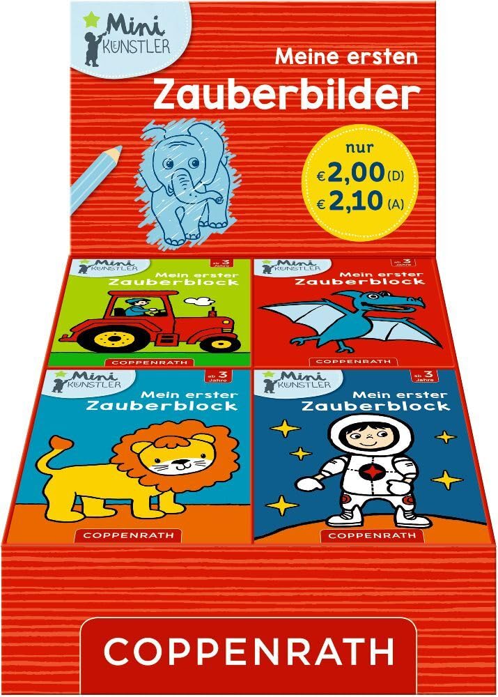 Meine ersten Zauberbilder: (Wilde Tiere, Weltall, Dinos, Bauernhof) (Mini-Künstler) Non-fiction