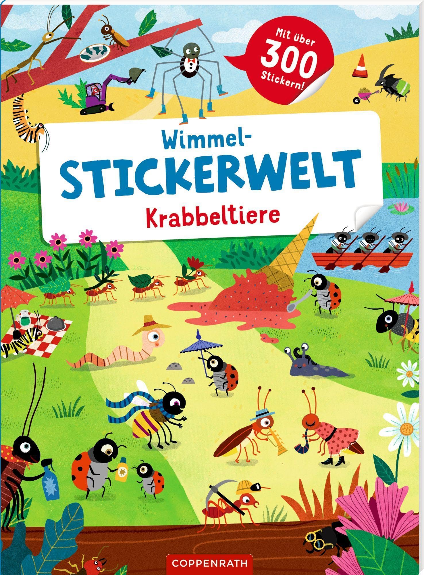 Wimmel-Stickerwelt – Krabbeltiere: Mit über 300 Stickern Non-fiction