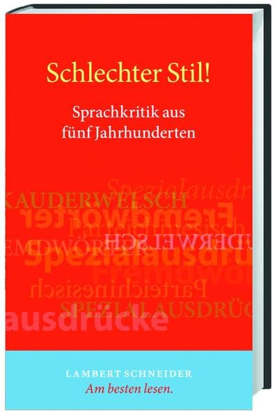Schlechter Stil! Books