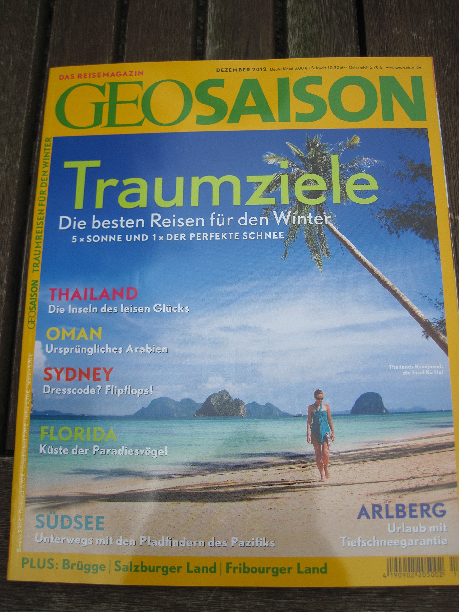 GEO Saison 12/2012: Traumziele: Die besten Reisen für den Winter Leisure, Home & Garden