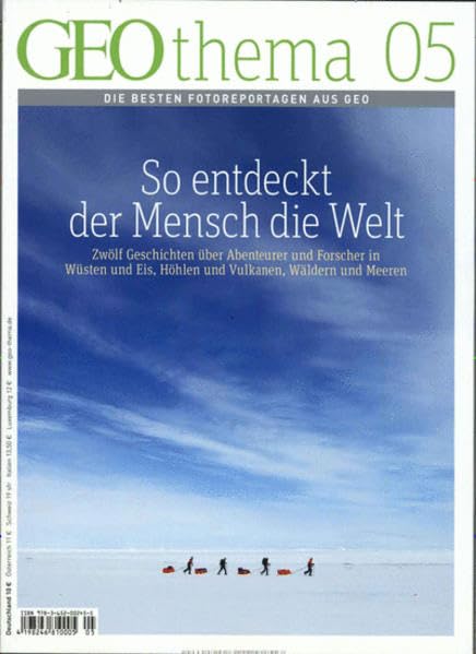 GEOthema So entdeckt der Mensch die Welt Books