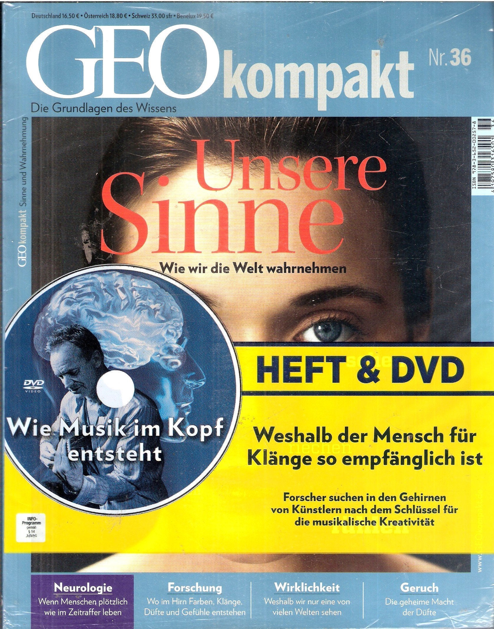 GEO kompakt Unsere Sinne inkl. DVD Reference Books