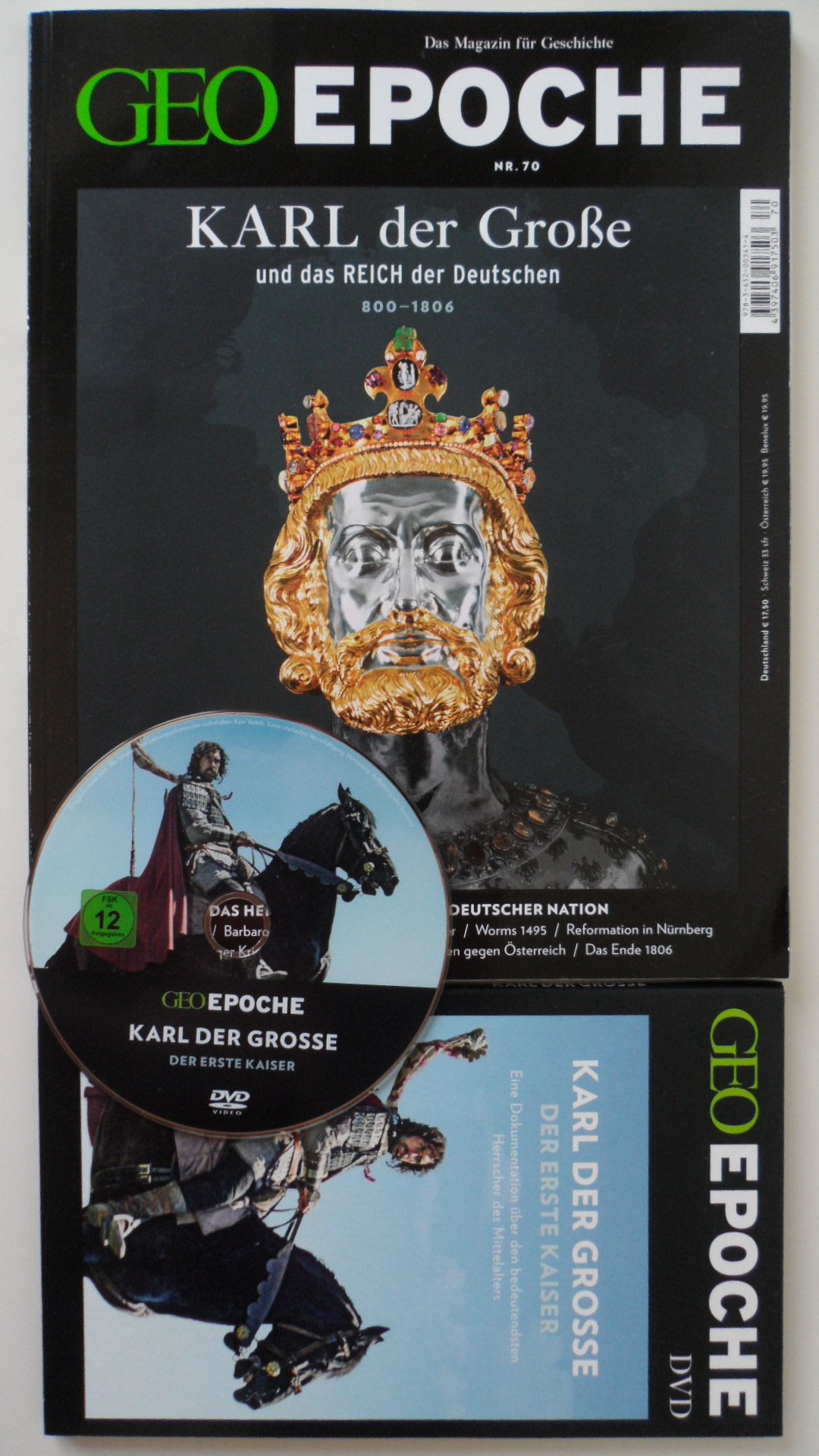 GEO Epoche (mit DVD) / GEO Epoche mit DVD 70/2014 - Karl der Große: DVD: Karl der Große Film, Art & Culture