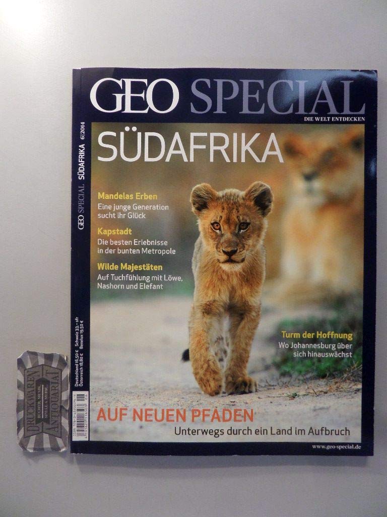 GEO Special mit DVD 06/2014 - Südafrika: DVD: Unterwegs im Süden Afrikas Leisure, Home & Garden