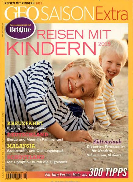 GEO Saison Extra Reisen mit Kindern 2015 Leisure, Home & Garden