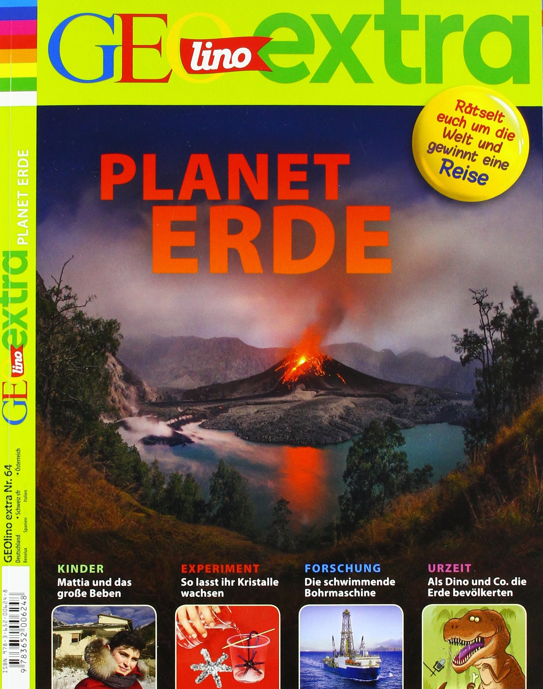 GEOlino Extra / GEOlino extra 64/2017 - Planet Erde: Kinder: Mattia und das große Beben. Experiment: So lasst ihr Kristalle wachsen. Forschung: Die ... Als Dino und Co. die Erde bevölkerten. General education