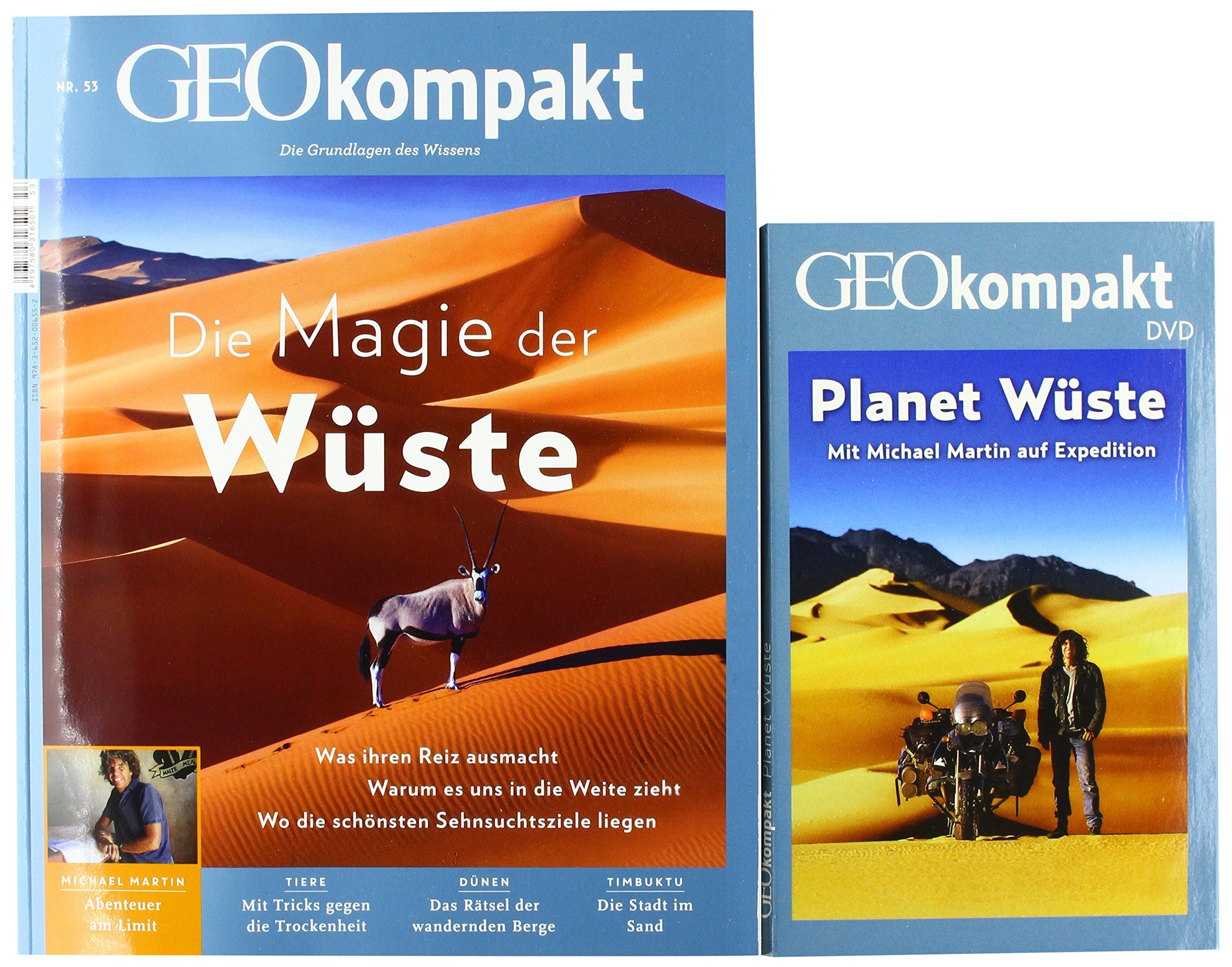 GEOkompakt 53/2017 - Die Magie der Wüste. Mit DVD book