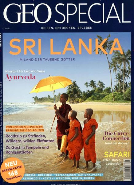 GEO Special / GEO SPECIAL mit DVD 01/2018: DVD: Wildes Sri Lanka Leisure, Home & Garden