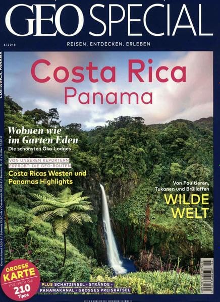 GEO Special / GEO SPECIAL mit DVD 06/2018: DVD: Costa Rica - Panama Leisure, Home & Garden