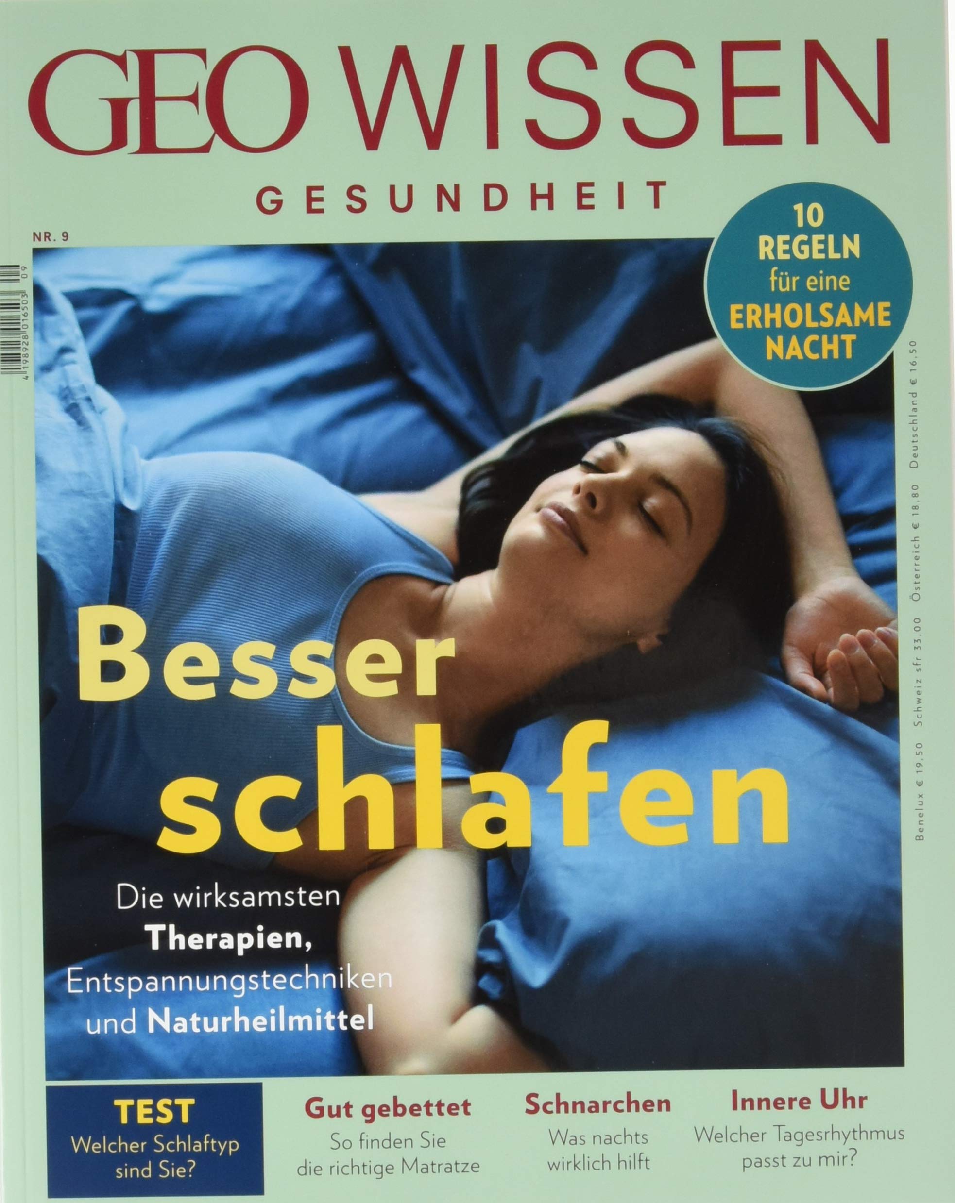 GEO Wissen Gesundheit / GEO Wissen Gesundheit mit DVD 9/18 - Besser schlafen Medicine