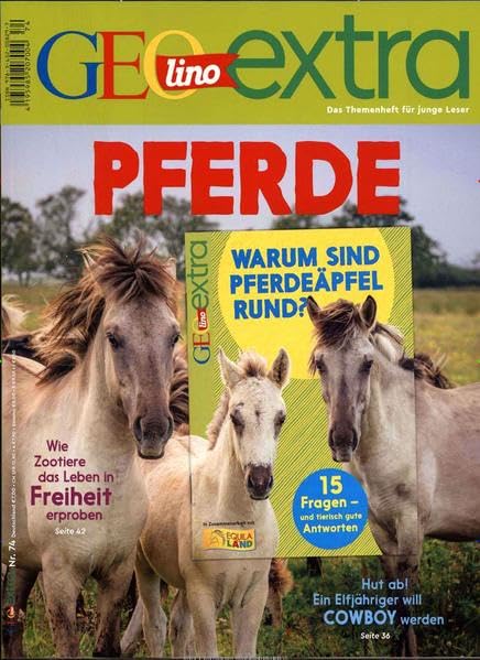 GEOlino extra mit DVD 74/19: DVD: Die Legende der weißen Pferde Pets