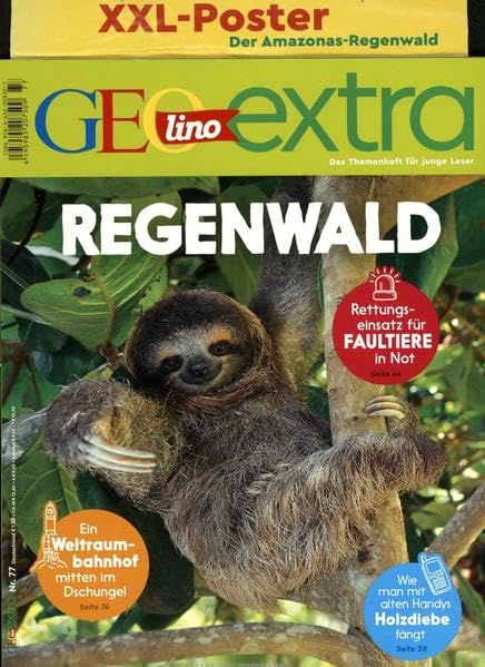 GEOlino Extra / GEOlino extra mit DVD 77/19: DVD: Amazonia - Abenteuer im Regenwald Natural Sciences