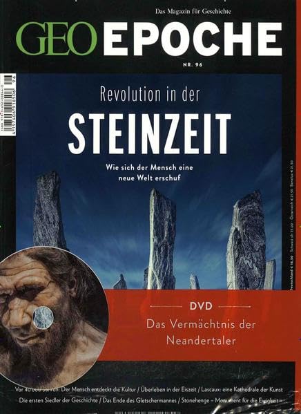 GEO Epoche mit DVD 96/2019 - Revolution in der Steinzeit Leisure, Home & Garden