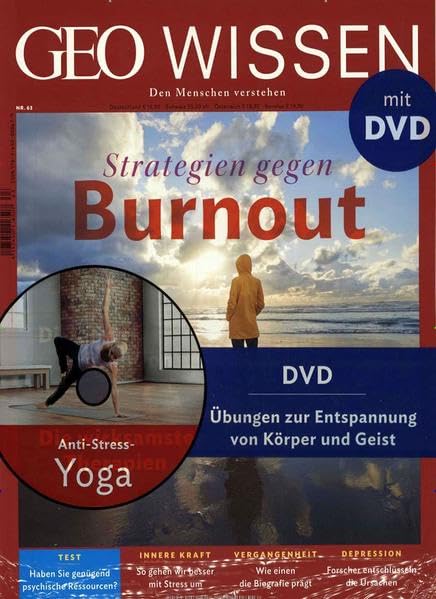GEO Wissen / GEO Wissen mit DVD 63/2019 - Strategien gegen Burnout: DVD: Anti-Stress Yoga Medicine