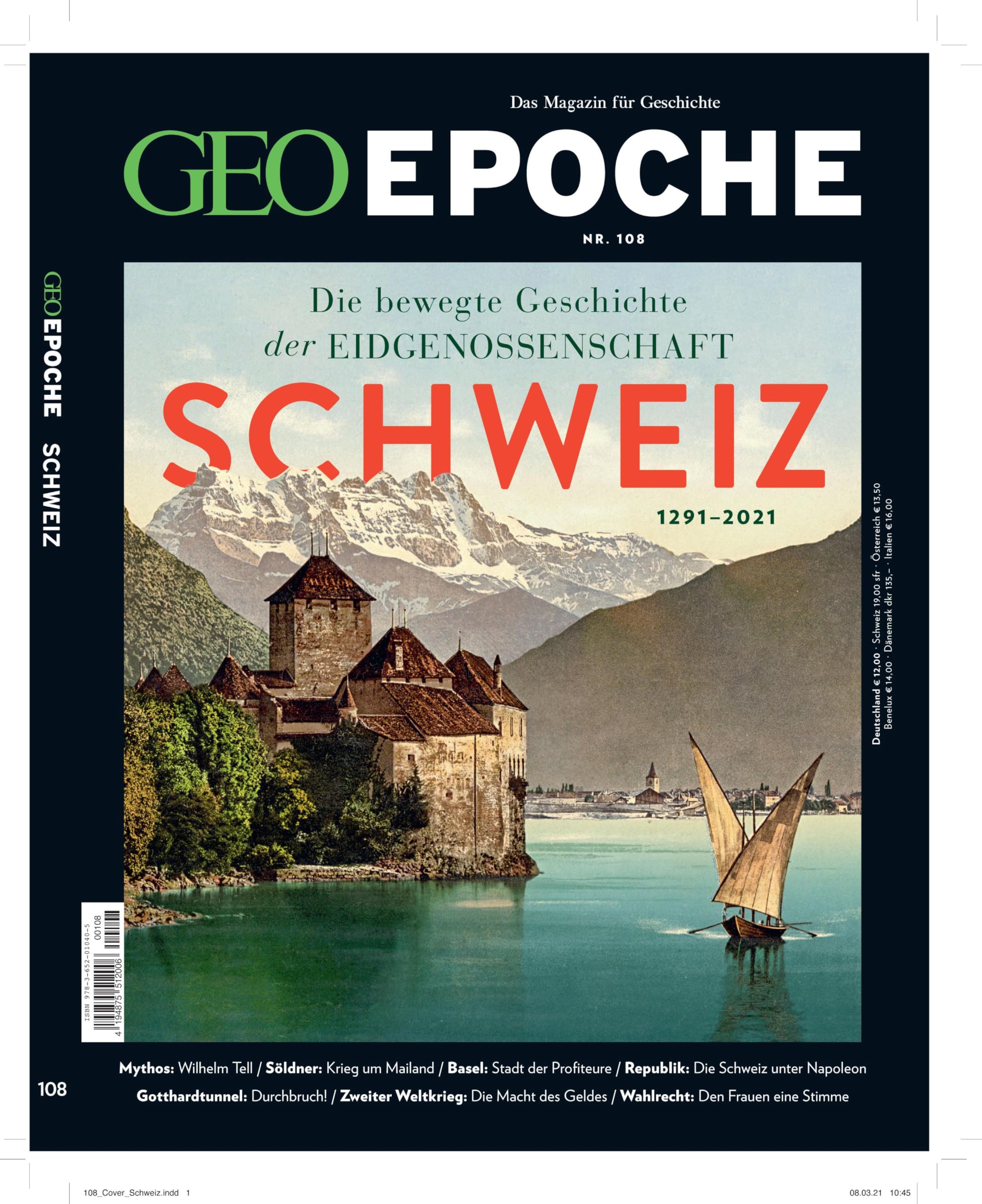GEO Epoche (mit DVD) / GEO Epoche mit DVD 108/2020 - Schweiz: Das Magazin für Geschichte Natural Sciences
