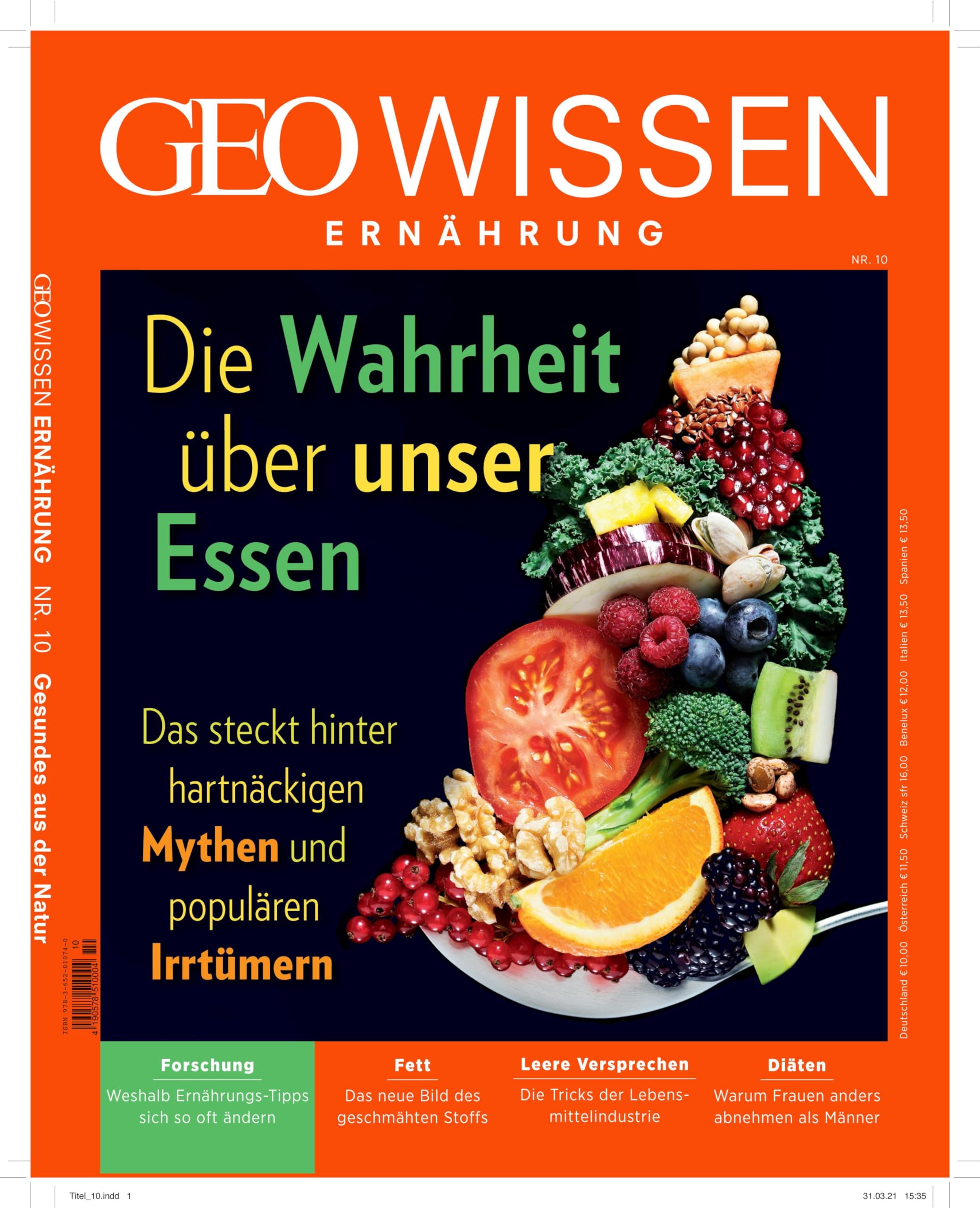 GEO Wissen Ernährung / GEO Wissen Ernährung 10/21 - Die Wahrheit über unser Essen Books