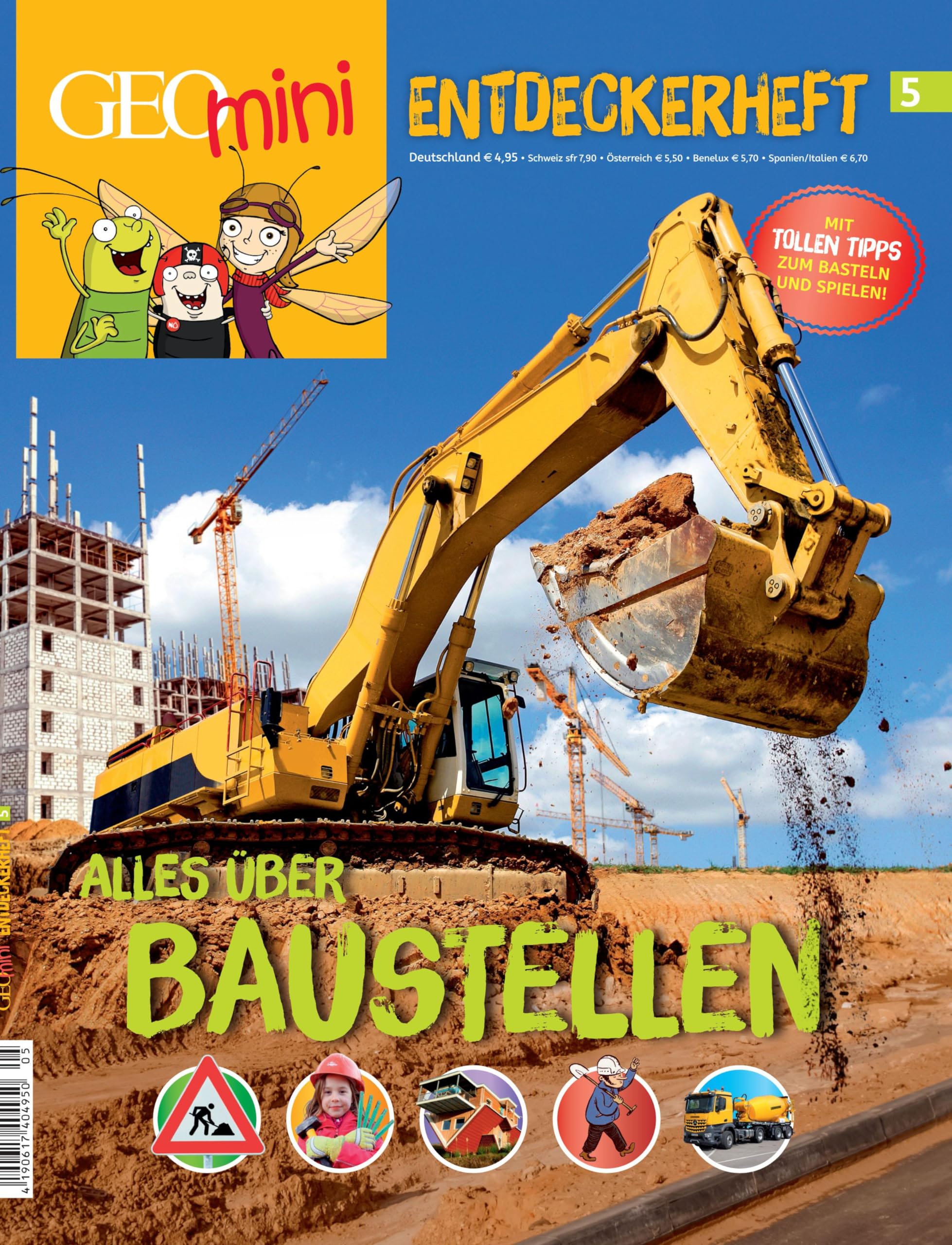 GEOlino mini Entdeckerheft 5/2017 - Alles über Baustellen Non-fiction