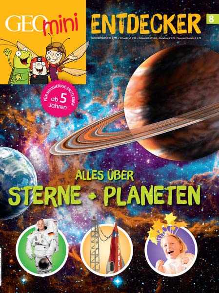GEOlino mini Entdeckerheft 8/2017 - Alles über Sterne + Planeten Non-fiction