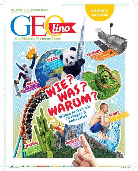 GEOlino Sonderheft 1/2020 - Wie? Was? Warum? Wissen tanken mit 70 Fragen & Antworten Children's books
