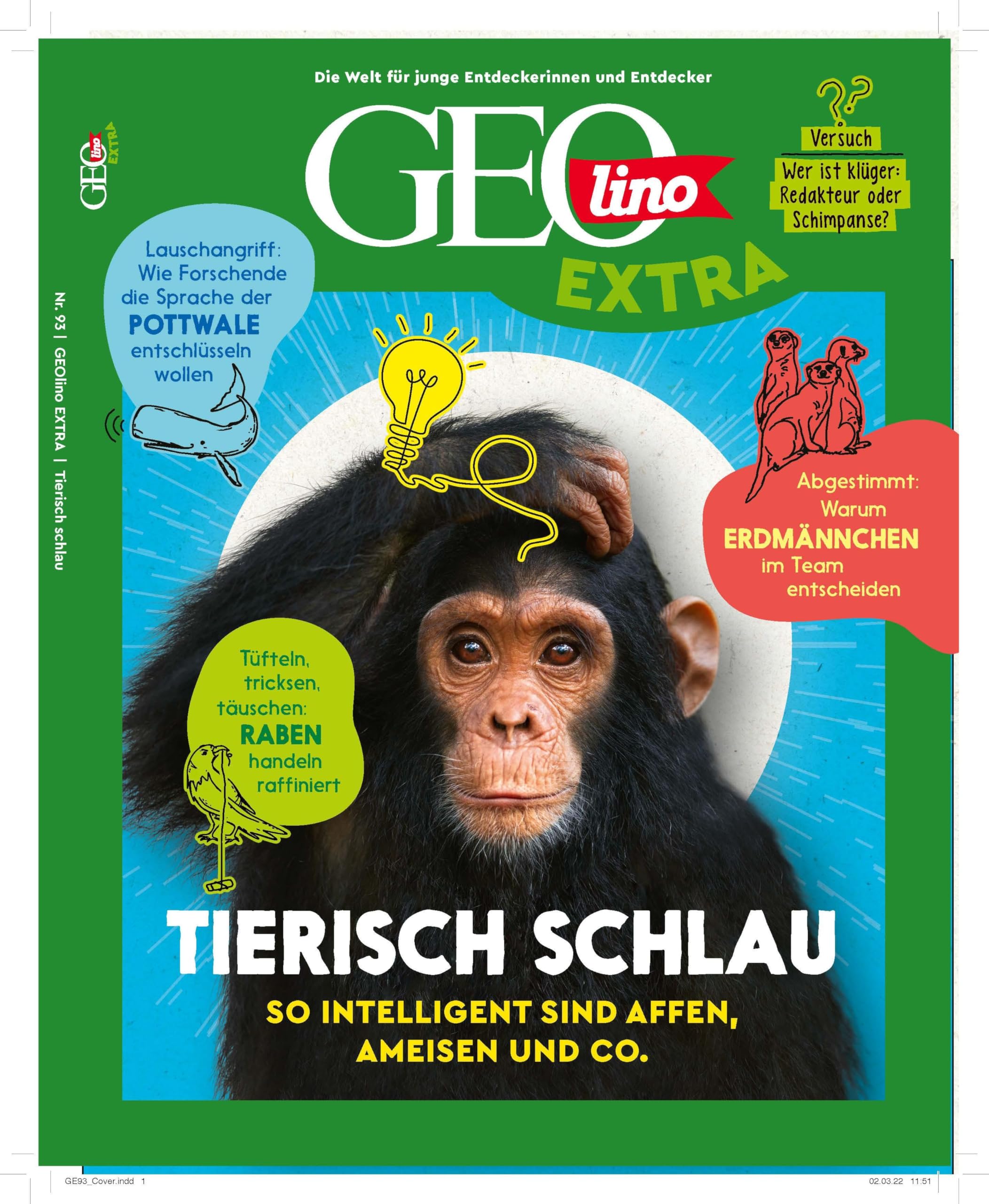 GEOlino extra 93/2022 - Tierisch schlau Social Sciences
