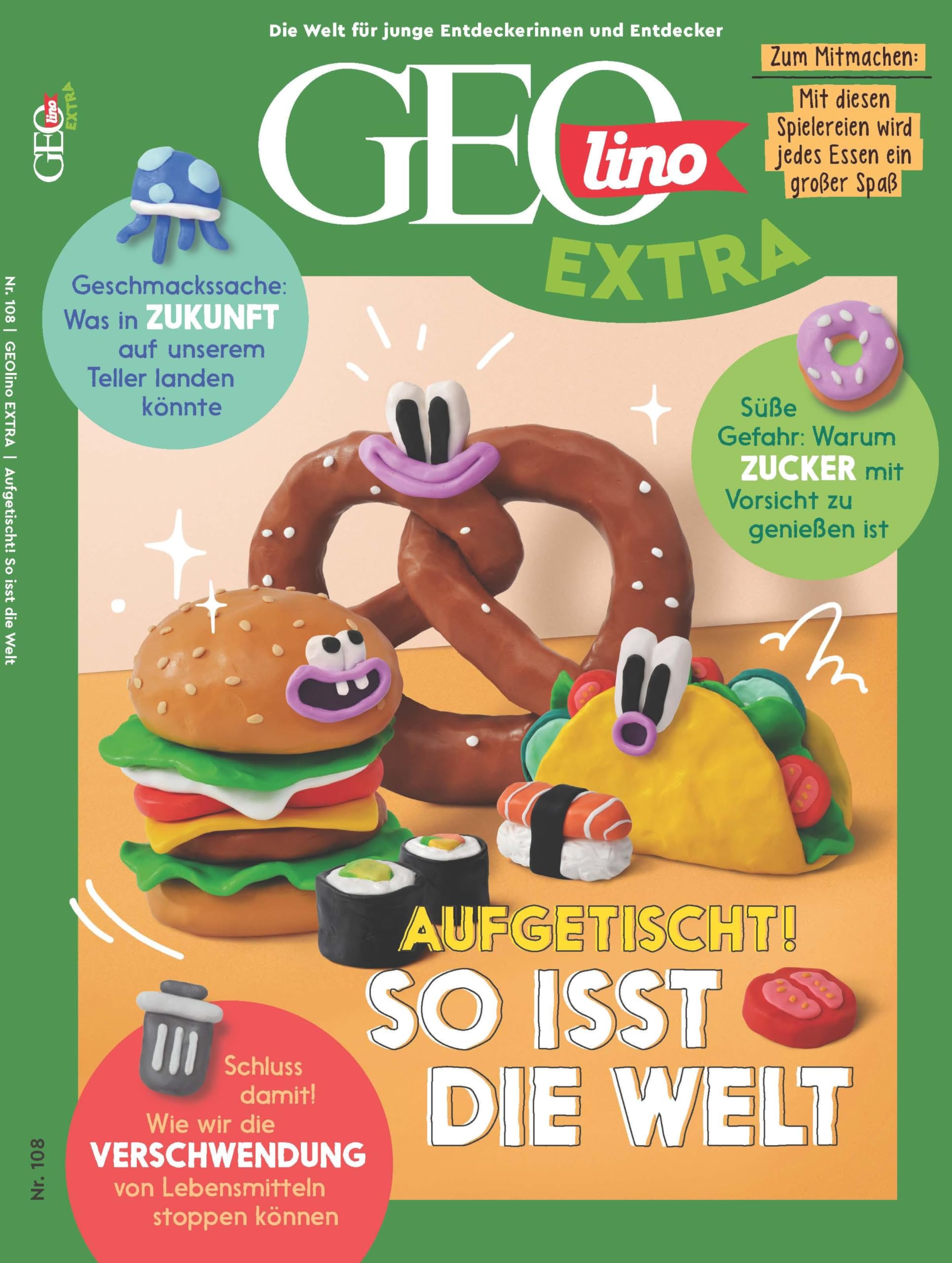 GEOlino Extra / GEOlino extra 108/2024 - So isst die Welt: Monothematisches Themenheft für kleine Abenteurer Health, Nutrition & Fitness